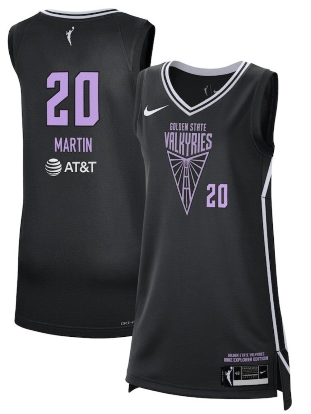 Nike Golden State Valkyries Jersey Kate Martin WNB #20 Size L